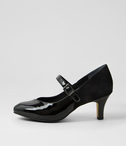 TRELL XW ZR BLACK PATENT SUEDE