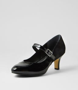 TRELL XW ZR BLACK PATENT SUEDE