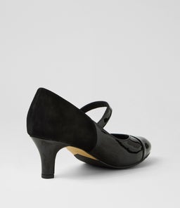 TRELL XW ZR BLACK PATENT SUEDE