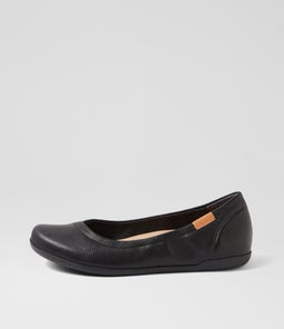 LOZES W ZR BLACK TUMBLE LEATHER