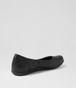 LOZES W ZR BLACK TUMBLE LEATHER