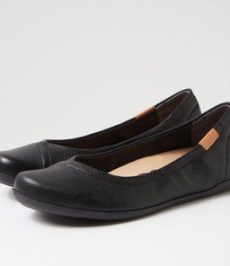 LOZES W ZR BLACK TUMBLE LEATHER