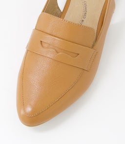 LUZERN W ZR DK TAN LEATHER