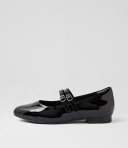 LOTTON W ZR BLACK PATENT LEATHER