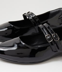 LOTTON W ZR BLACK PATENT LEATHER