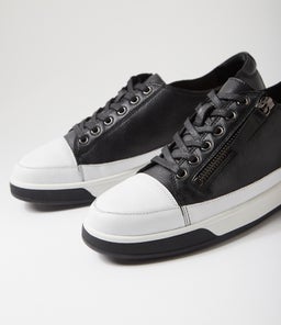 ALFENA XF ZR WHITE BLACK LEATHER