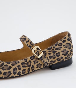 EVONY W ZR CAMEL LEOPARD SUEDE
