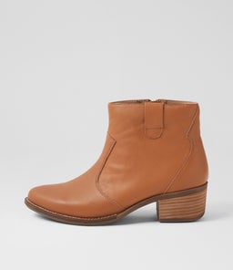 ELLA XF ZR DK TAN LEATHER
