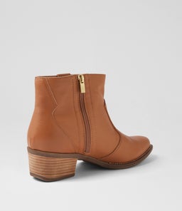 ELLA XF ZR DK TAN LEATHER