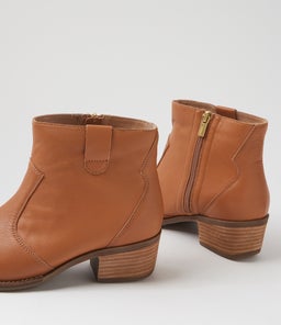 ELLA XF ZR DK TAN LEATHER