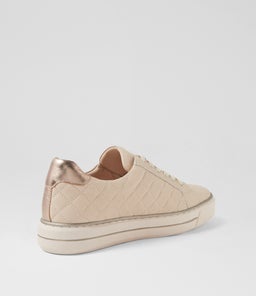 KOZIE W ZR NOUGAT CHAMPAGNE TUMBLE LEATHER LEATHER