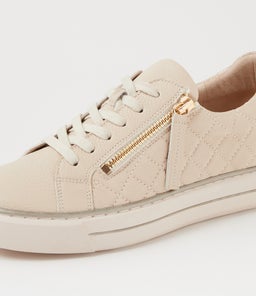 KOZIE W ZR NOUGAT CHAMPAGNE TUMBLE LEATHER LEATHER