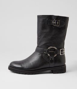 MOBY W ZR BLACK BLACK HEEL LEATHER