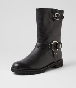 MOBY W ZR BLACK BLACK HEEL LEATHER
