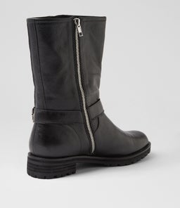 MOBY W ZR BLACK BLACK HEEL LEATHER