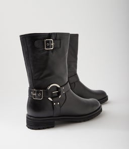 MOBY W ZR BLACK BLACK HEEL LEATHER