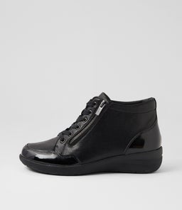 NEONNE W ZR BLACK BLACK PATENT LEATHER
