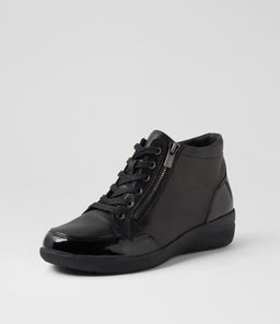 NEONNE W ZR BLACK BLACK PATENT LEATHER