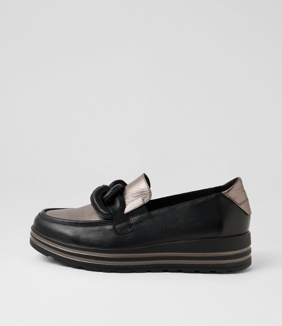 Vyrons Xf Black Pewter Leather Sneakers Vyrons Xf Black Pewter Leather Sneakers
