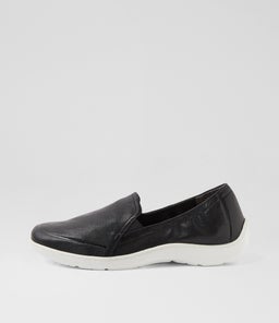 WLOVA XF ZR BLACK WHITE SOLE LEATHER