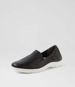 WLOVA XF ZR BLACK WHITE SOLE LEATHER