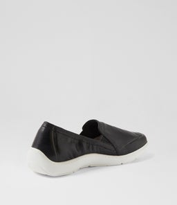 WLOVA XF ZR BLACK WHITE SOLE LEATHER