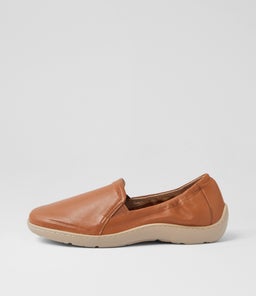 WLOVA XF ZR DK TAN ALMOND SOLE LEATHER