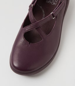 YAVID XF ZR AUBERGINE LEATHER