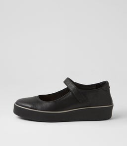 ZUFAN W ZR BLACK BLACK SOLE LEATHER