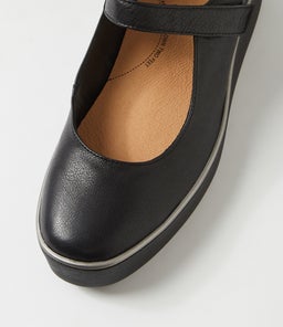 ZUFAN W ZR BLACK BLACK SOLE LEATHER