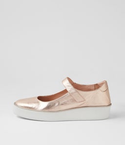 ZUFAN W ZR PL ROSE GOLD WHITE SOLE LEATHER