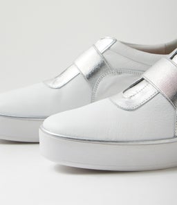ZORINAT W ZR WHITE SILVER LEATHER