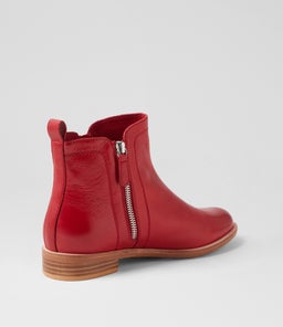 MCTEAL XW ZR DK RED LEATHER