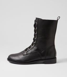 MOHINI XW ZR BLACK BLACK HEEL LEATHER
