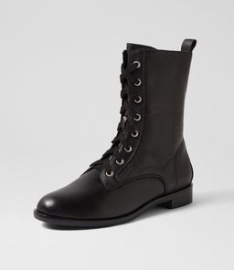 MOHINI XW ZR BLACK BLACK HEEL LEATHER