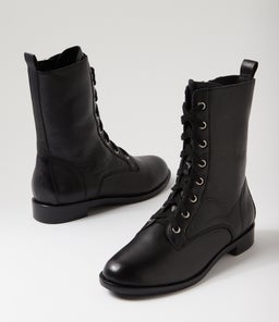 MOHINI XW ZR BLACK BLACK HEEL LEATHER