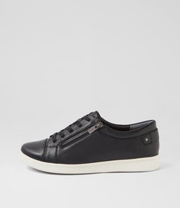 DUNKER XF ZR BLACK WHITE SOLE LEATHER
