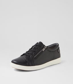 DUNKER XF ZR BLACK WHITE SOLE LEATHER