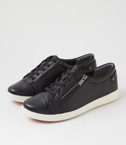 DUNKER XF ZR BLACK WHITE SOLE LEATHER