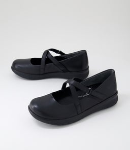SOFFEES XF ZR BLACK BLACK SOLE LEATHER