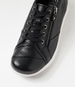 SUPA XF ZR BLACK WHITE SOLE LEATHER