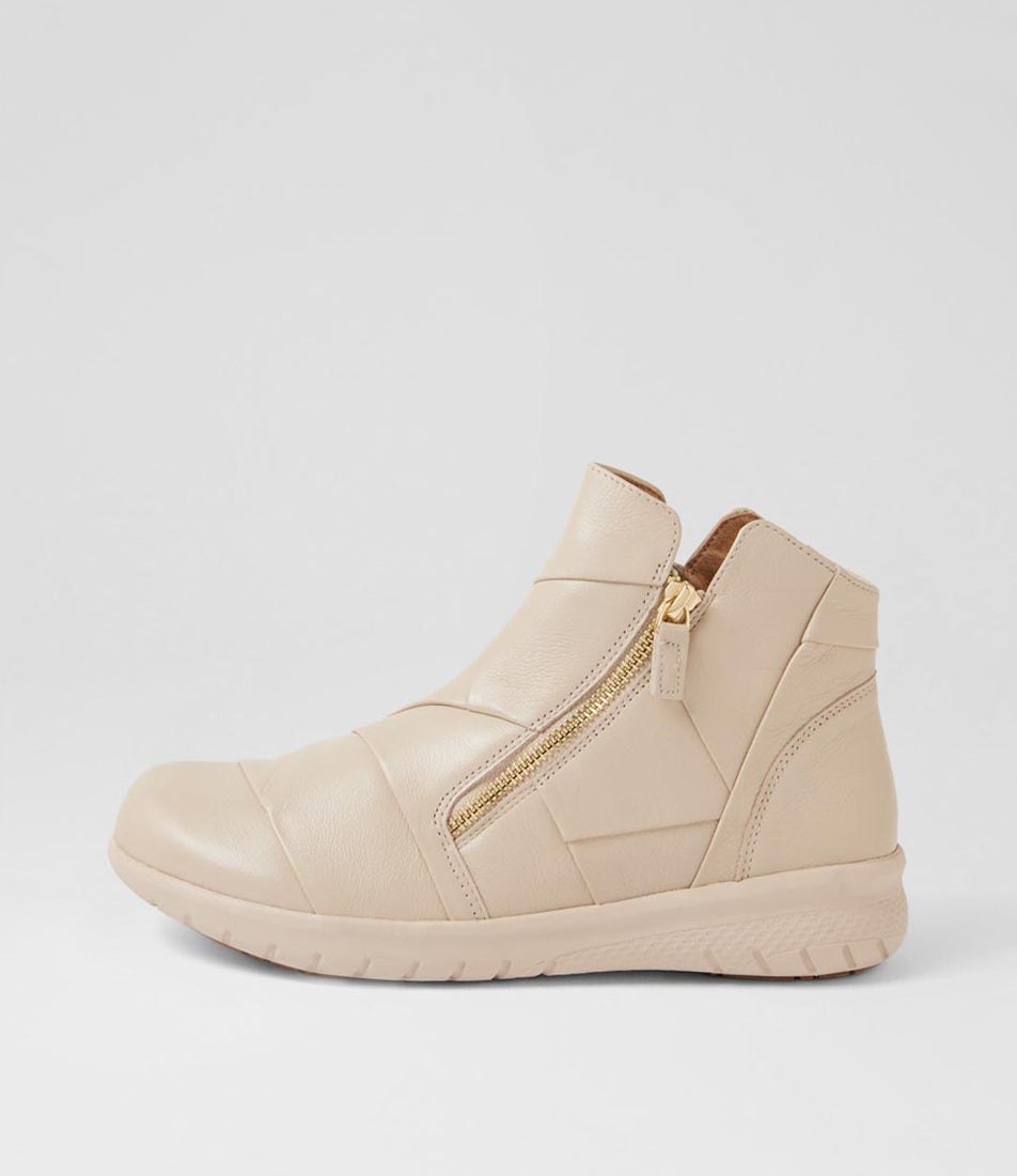 Sisley Xf Almond Leather Ankle Boots Sisley Xf Almond Leather Ankle Boots