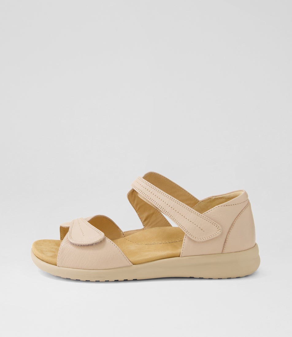 Bazra Xw Nude Almond Leather Sandals Bazra Xw Nude Almond Leather Sandals