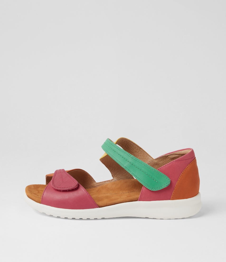 Bazra Xw Bright Multi Leather Sandals Bazra Xw Bright Multi Leather Sandals