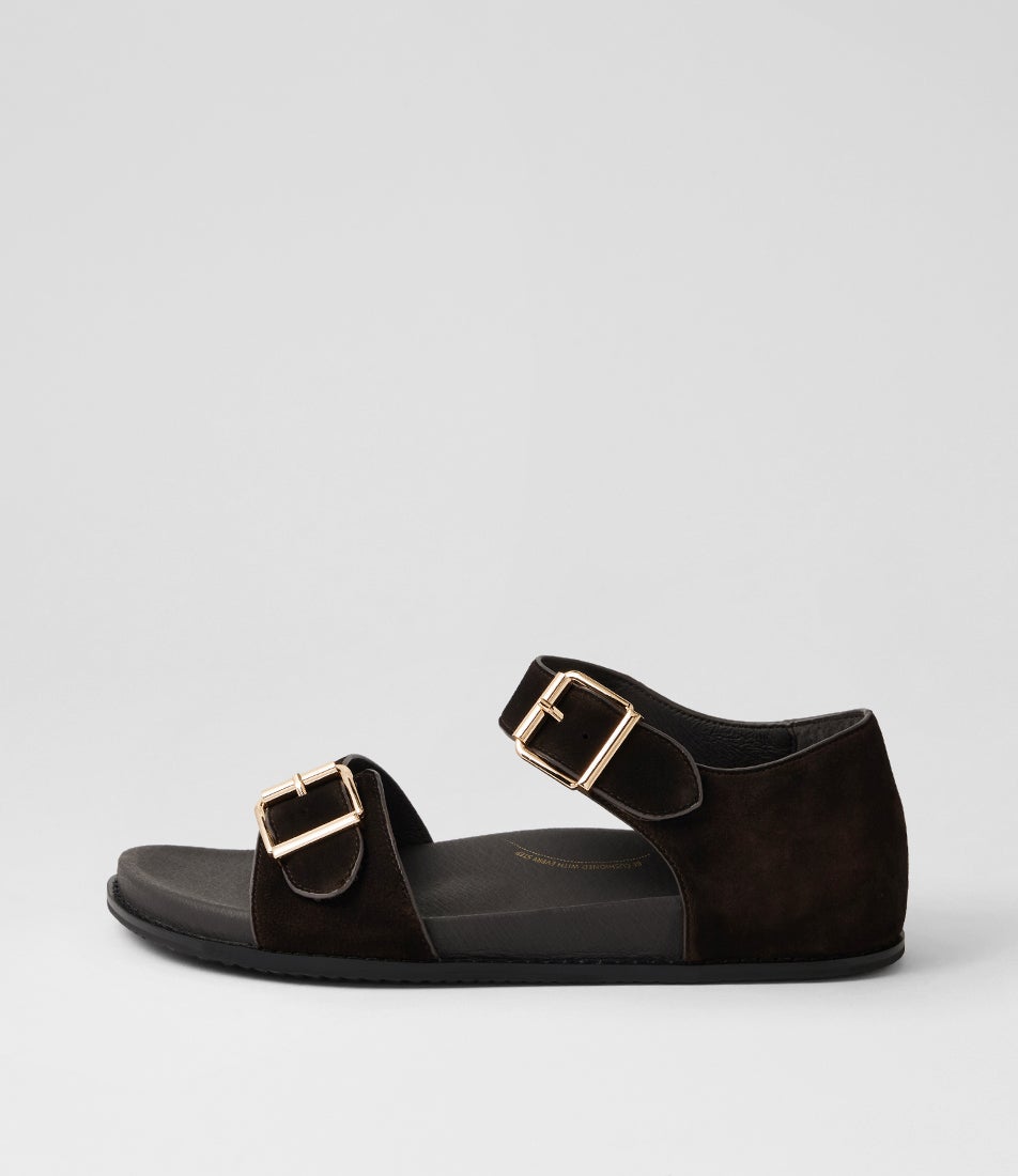 Hanka W Choc Suede Sandals Hanka W Choc Suede Sandals