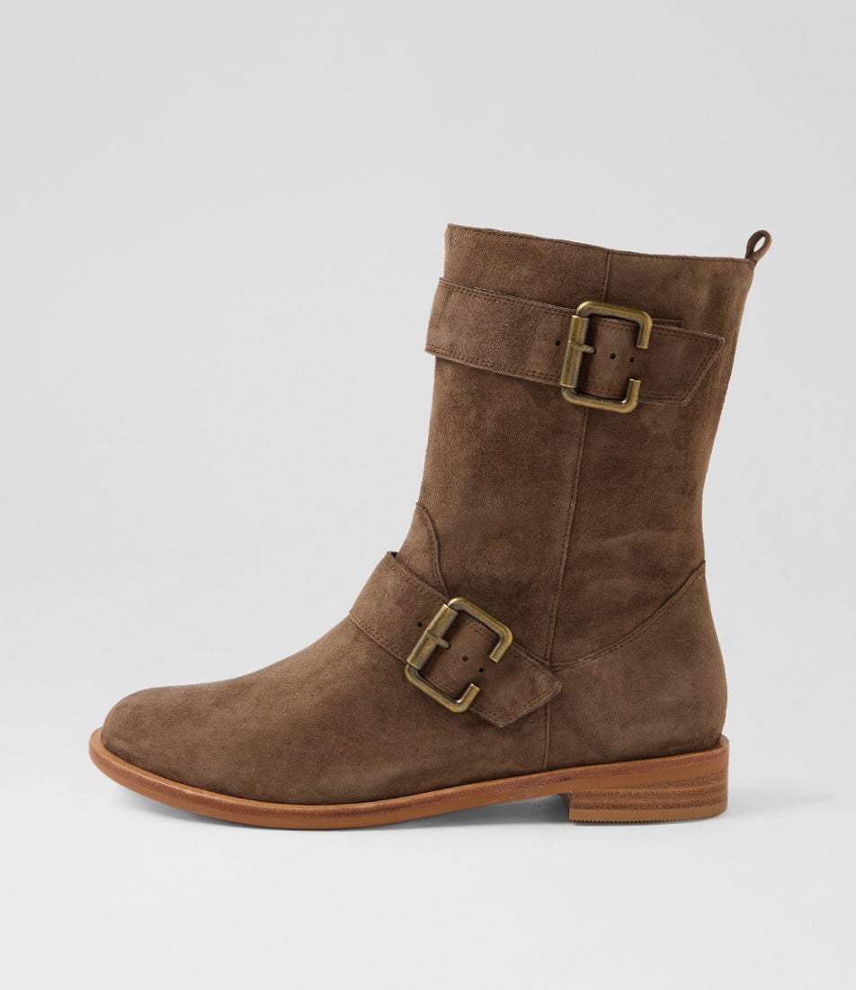 Myas Xw Hot Choc Suede Ankle Boots