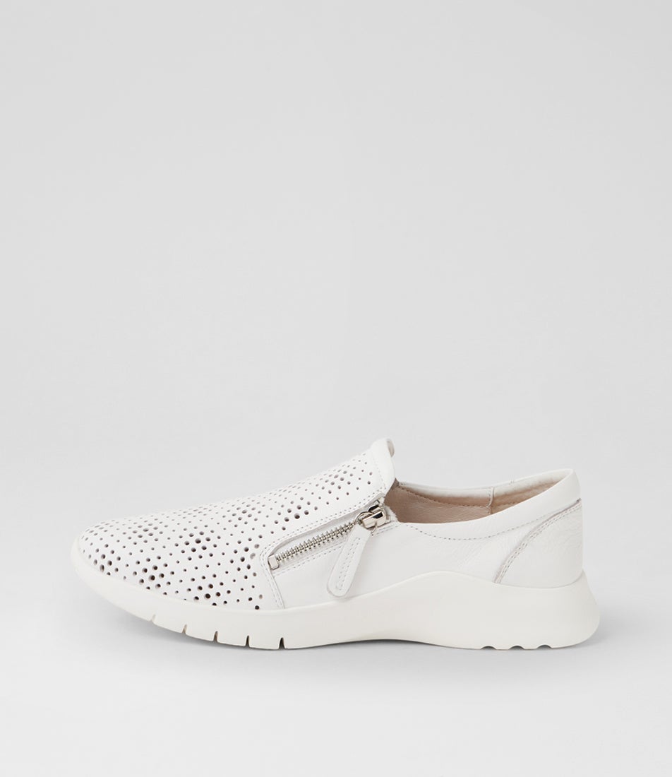 Prence Xw White Leather Flat Shoes Prence Xw White Leather Flat Shoes