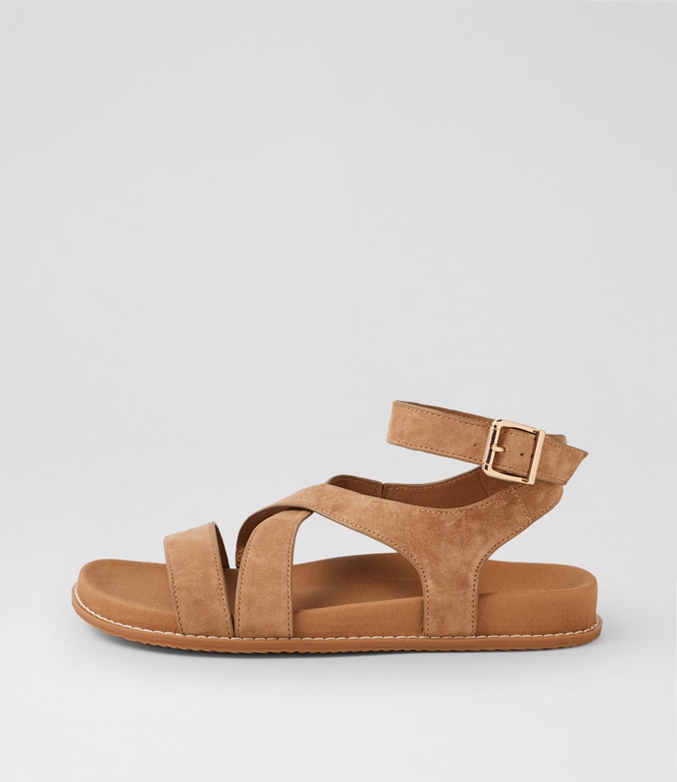 Herra W Light Choc Suede Sandals