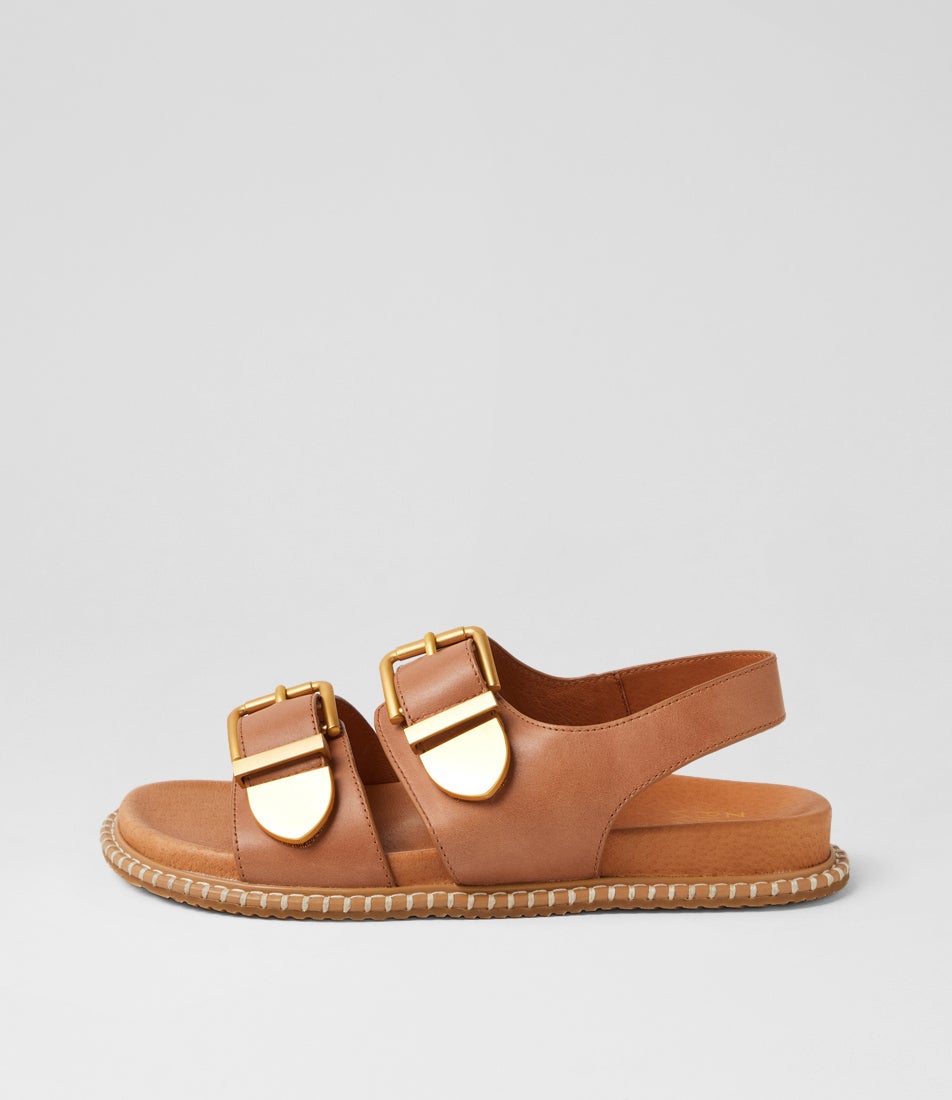 Iwell W Tan Leather Sandals Iwell W Tan Leather Sandals