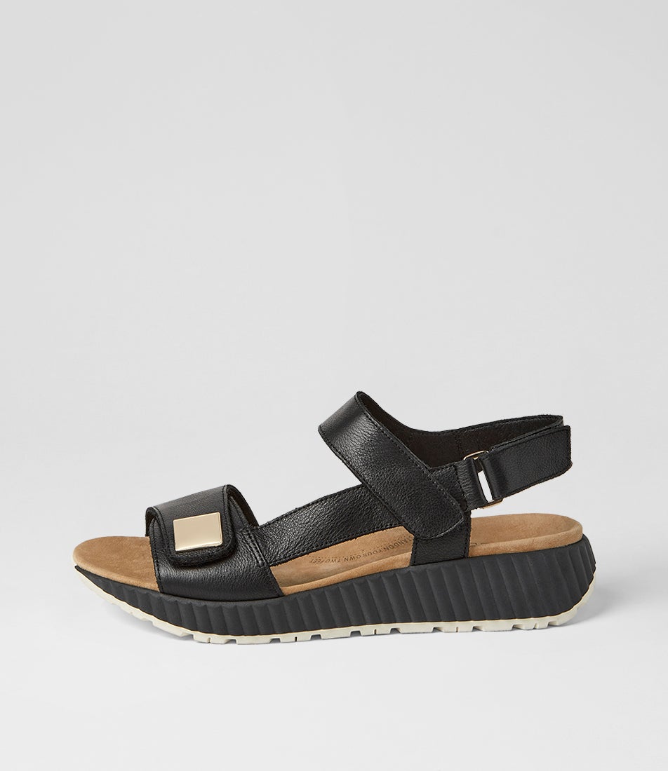 Lomar W Black Leather Sandals Lomar W Black Leather Sandals